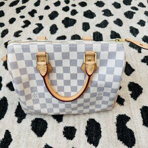 Louis Vuitton Classic Speedy 25 Damier Azur